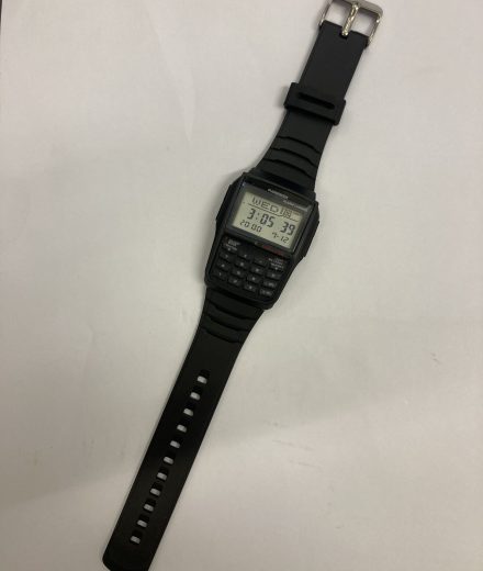 Retro-Style DataBank Calculator Watch
