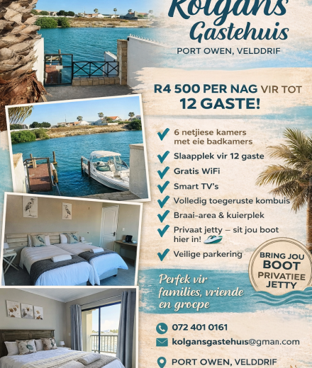 Gastehuis kamers te huur