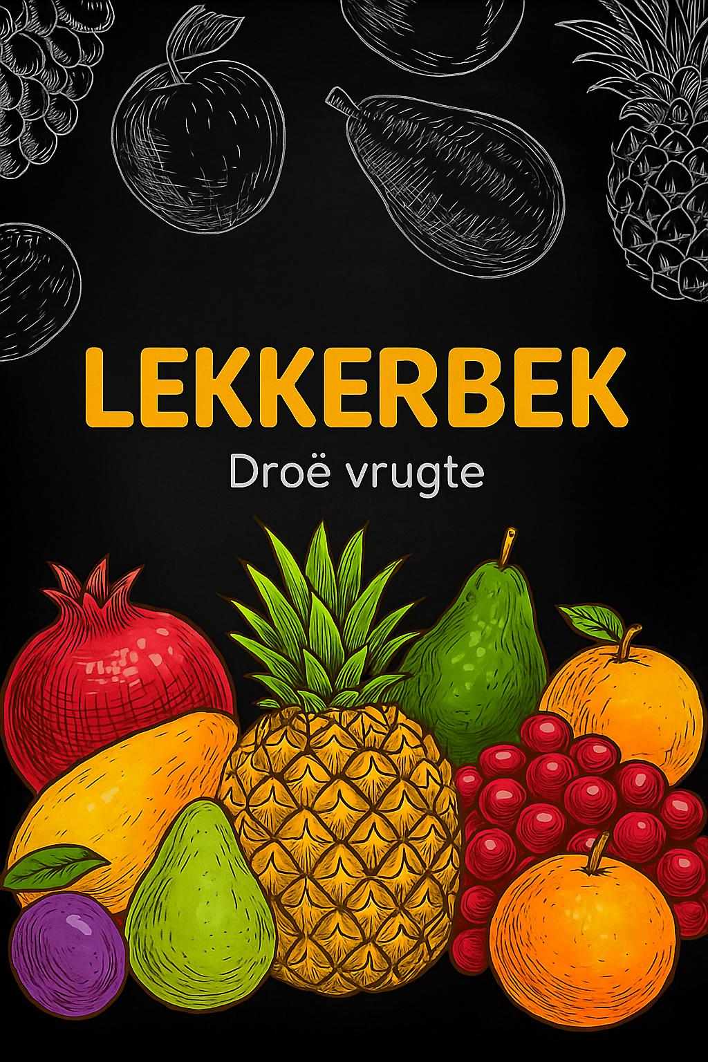 Fruit Sweets Lollies, Cubes, flakes, tots