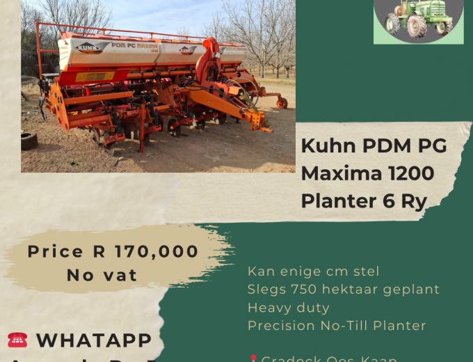 Kuhn PDM PG Maxima 1200 Planter 6 Ry