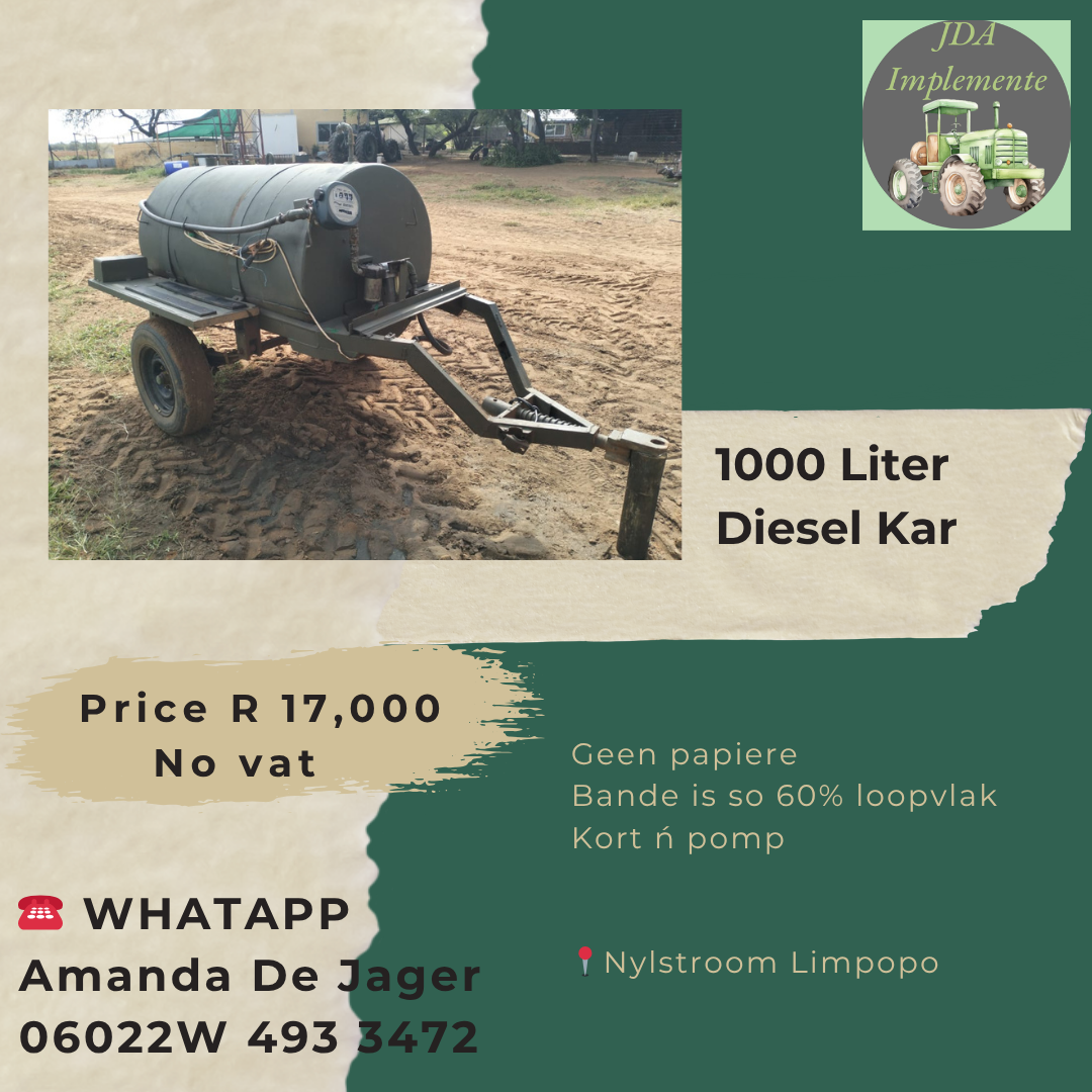 1000 Liter Diesel Kar