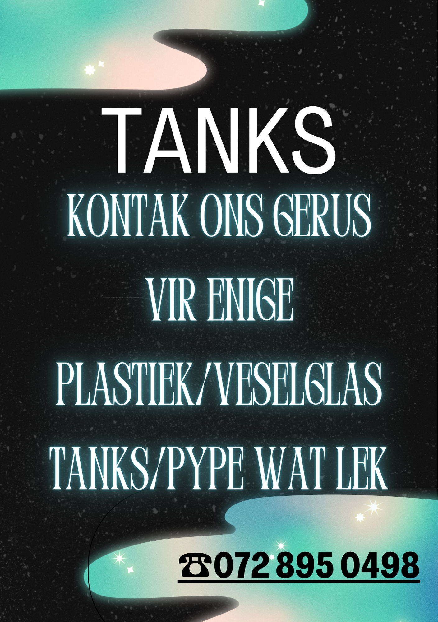 Tank & farm equipment repairs