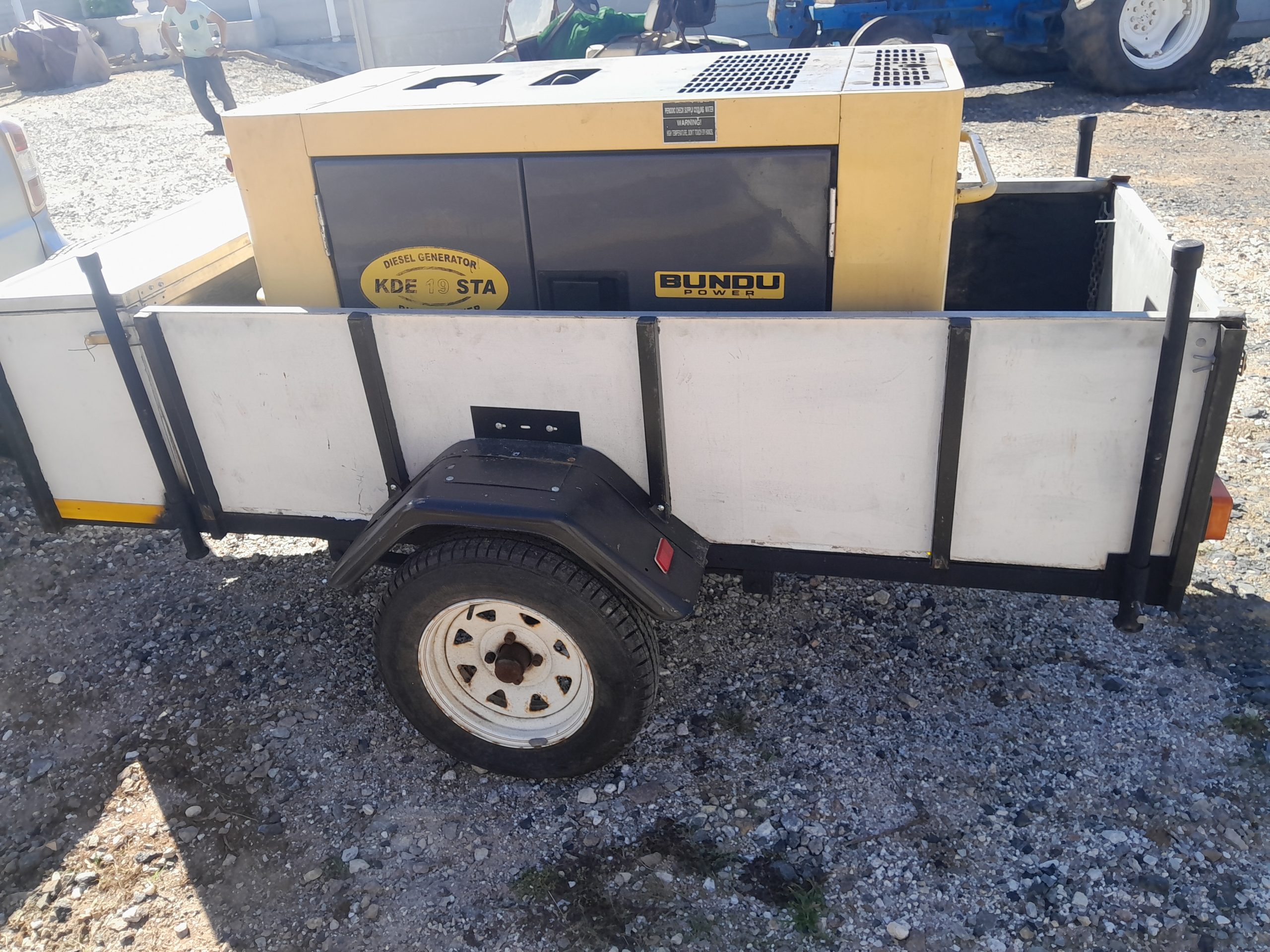 Bundu Generator 17kva diesel With trailer