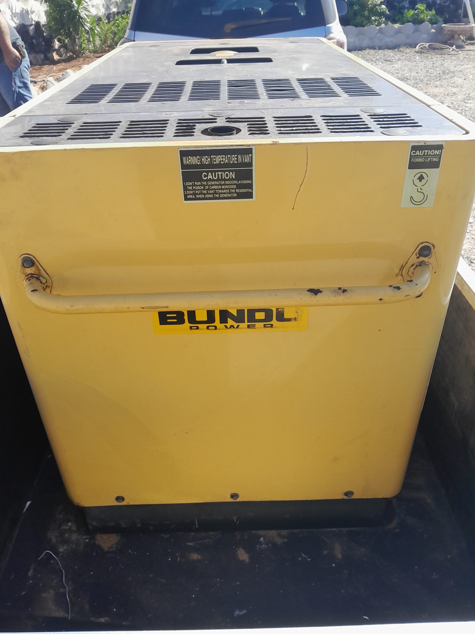 Bundu Generator 17kva diesel With trailer