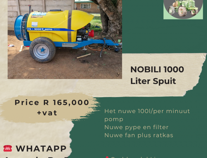 Nobili 1000 Liter Spuit