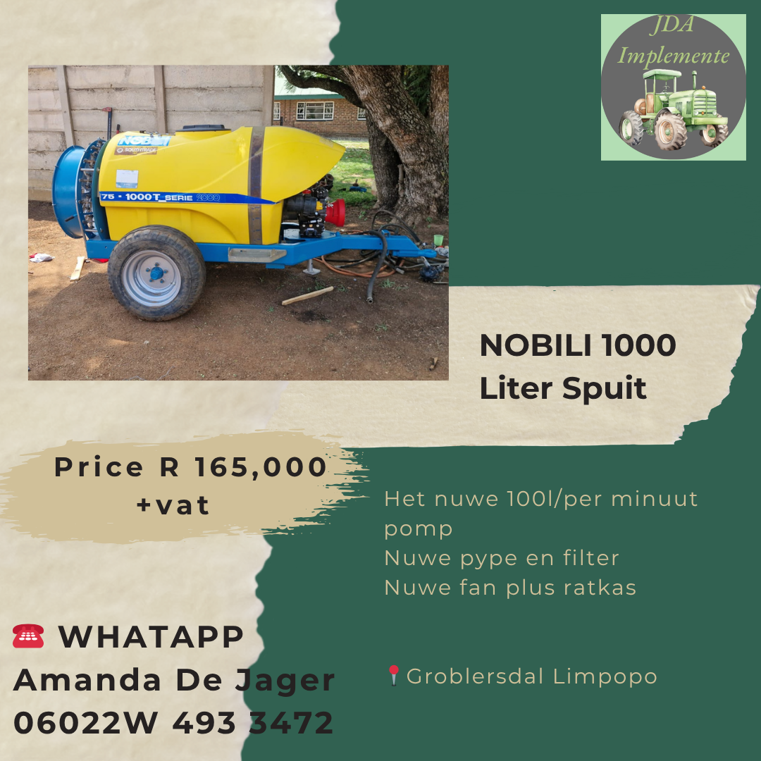 Nobili 1000 Liter Spuit