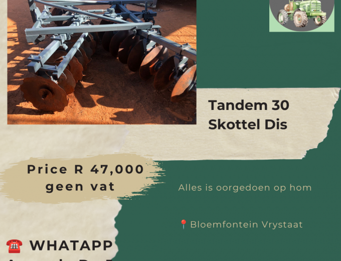 Tandem 30 Skottel Dis