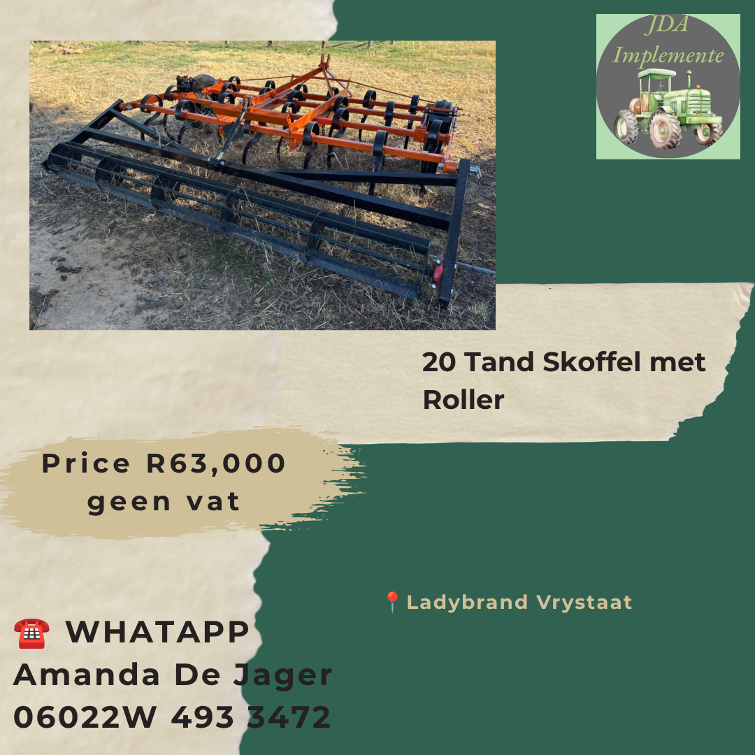 20 Tand Skoffel met roller