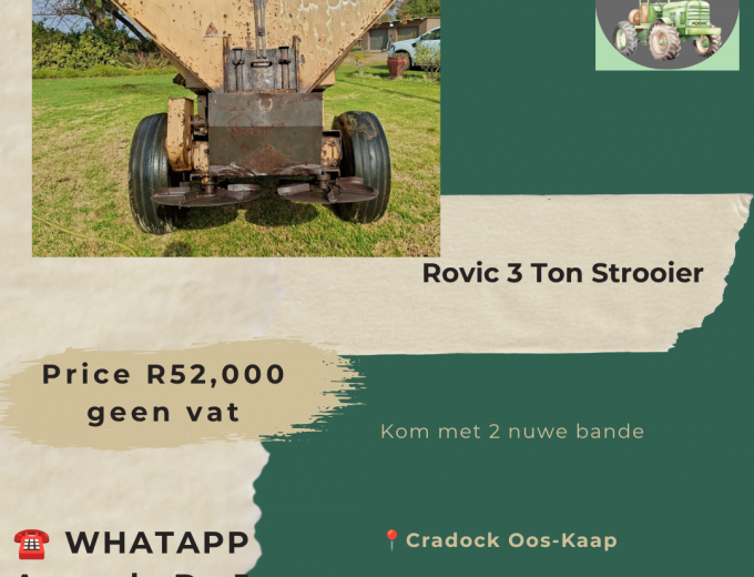 Rovic 3 Ton Strooier