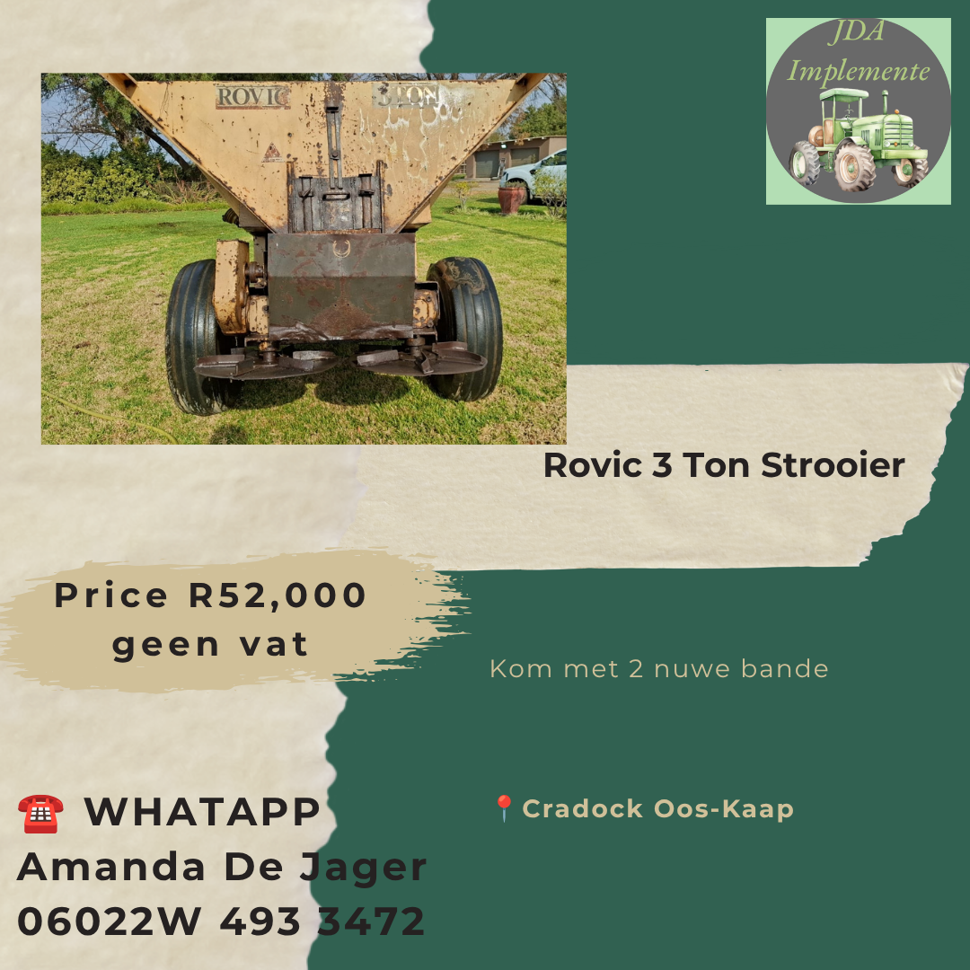 Rovic 3 Ton Strooier