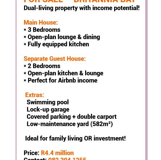 House for sale st helenabay