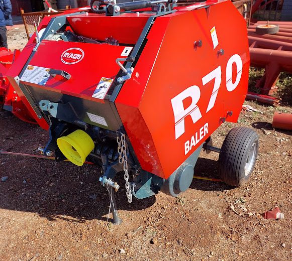 Haymaking Combo – R70 Mini Bale + 1,65m Drum Mower + 4 Wheel Rake