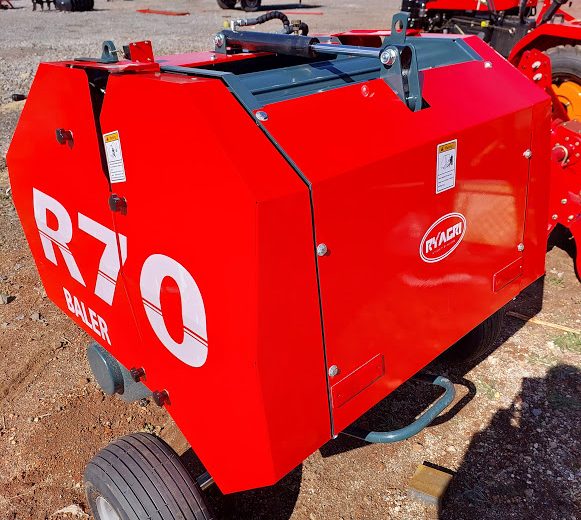 Haymaking Combo – R70 Mini Bale + 1,65m Drum Mower + 4 Wheel Rake