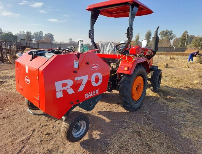 Haymaking Combo – R70 Mini Bale + 1,65m Drum Mower + 4 Wheel Rake