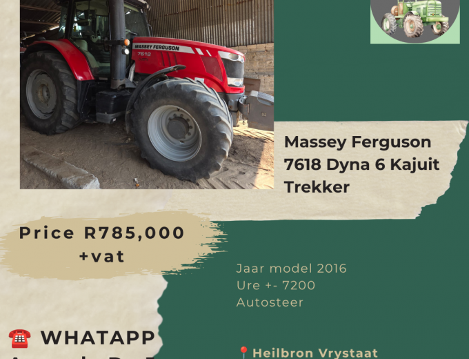 Massey Ferguson 7618 Dyna 6 Kajuit Trekker