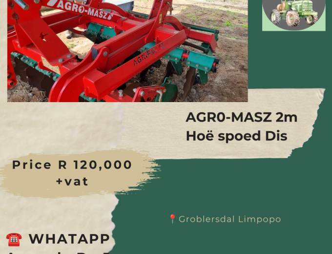 AGRO-MASZ 2m Hoë Spoed Dis