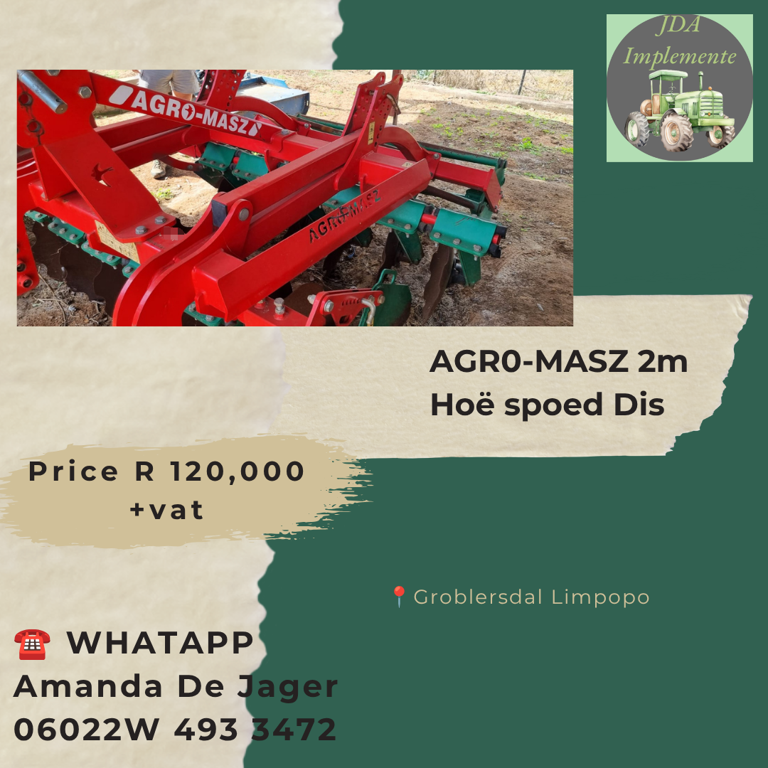 AGRO-MASZ 2m Hoë Spoed Dis