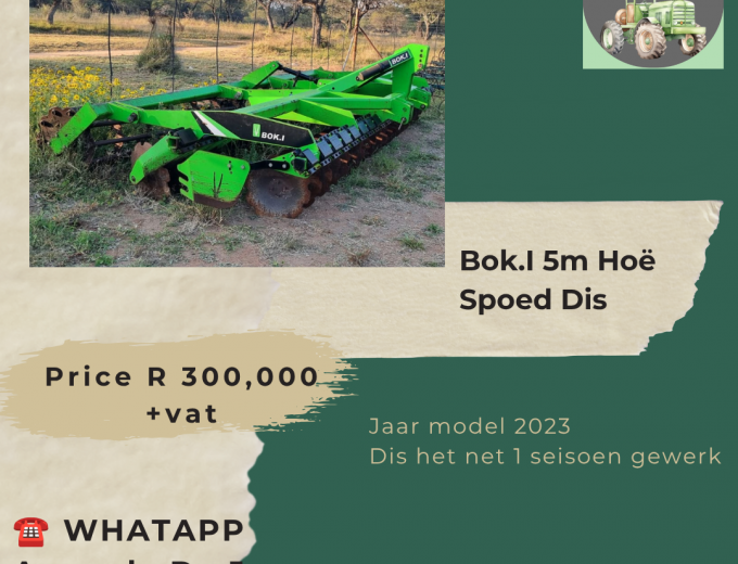 Bok.I 5m Hoë Spoed Dis